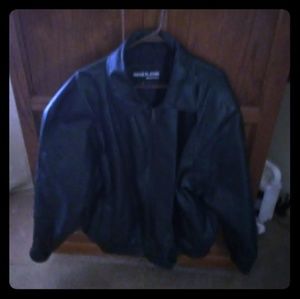 Mens leather jacket extra large Milan Italy